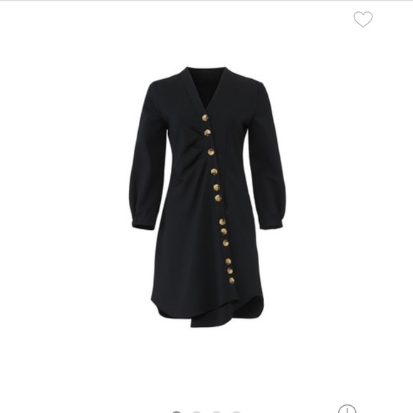 tibi asymmetrical shirt dress